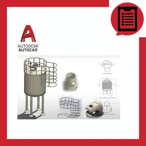 دوره آموزش نقشه کشی مخازن تحت فشار با اتوکد (AUTOCAD)