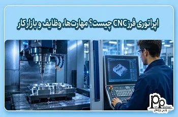 اپراتوری فرز سی ان سی CNC چیست؟ مهارت‌ها، وظایف و بازارکار